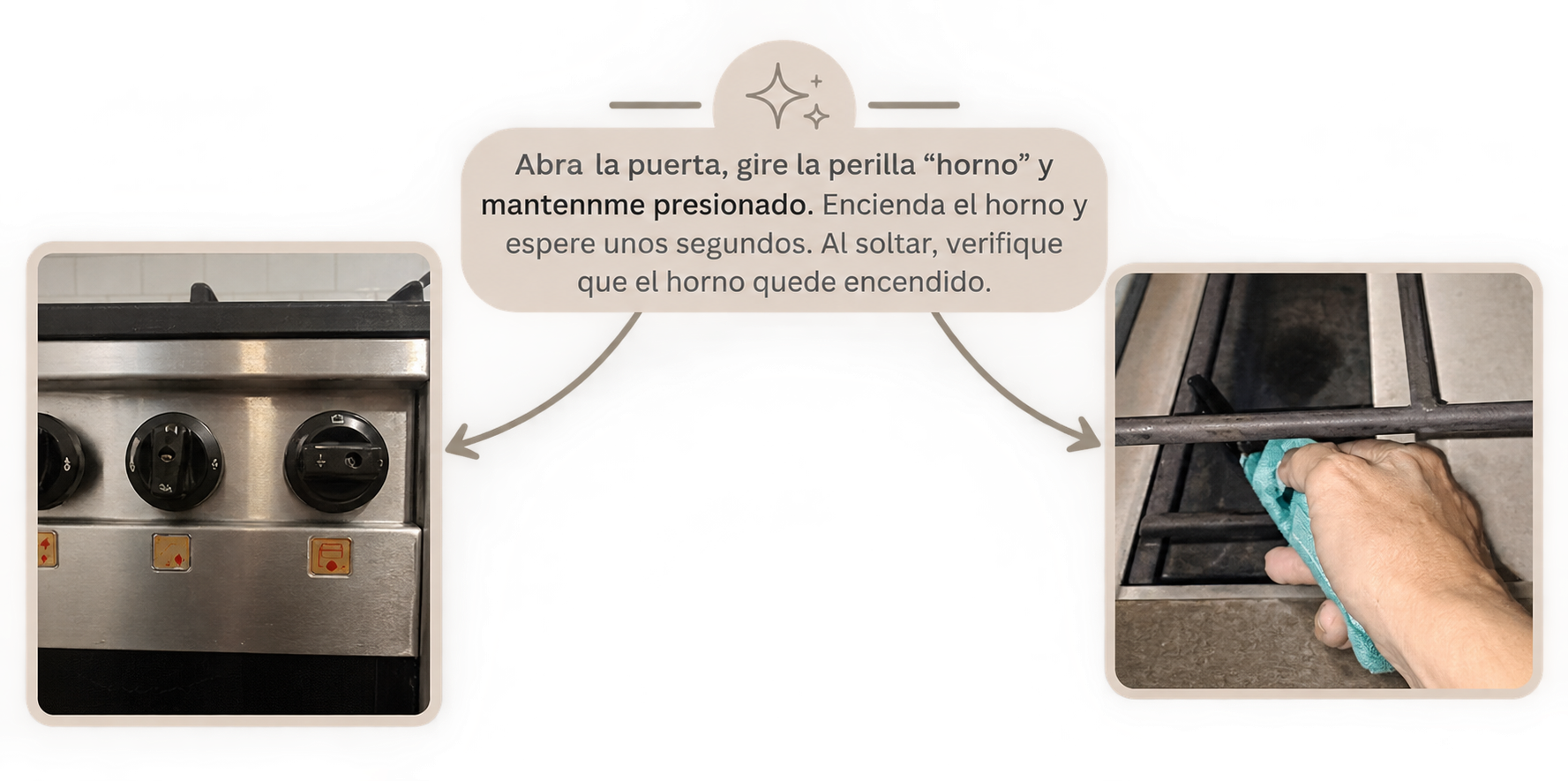 Instrucciones del horno